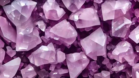 Shiny crystals Stock Illustration