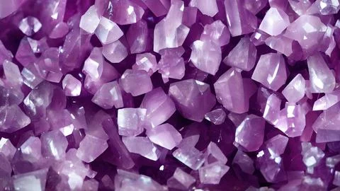 Shiny crystals Stock Illustration