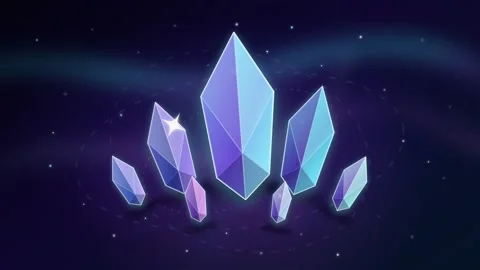 Shiny Crystals Moving Loop - Minimal Technology Glitter Backdrop Stock Footage 344031318