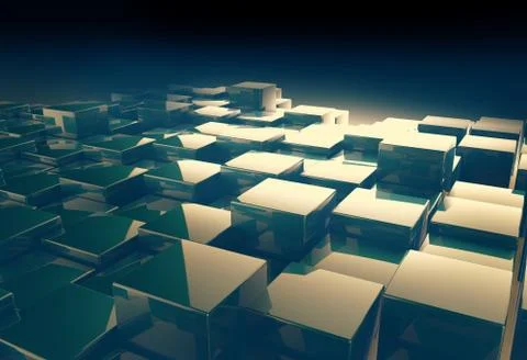Shiny cube pattern abstract background 스톡 일러스트