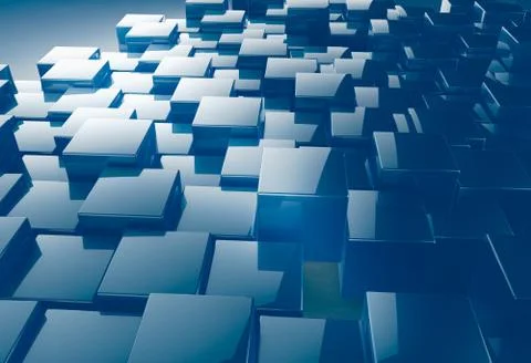 Shiny cube pattern abstract background Ilustración de archivo