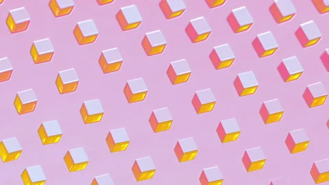 Shiny cubes rotate 스톡 동영상 162674969