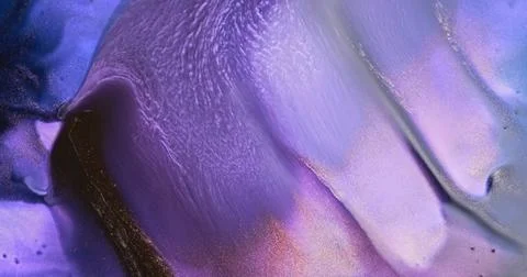 Shiny dark lilac ink abstract background. Shimmering dark-pink-purple-blue paint Stock Illustration