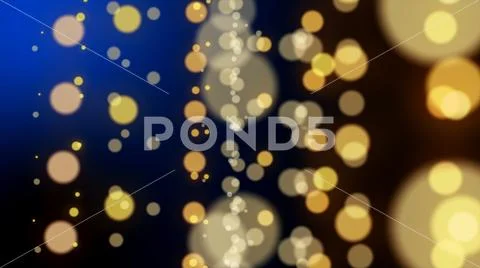 Shiny defocus bokeh lighting in romantic blue light night background for luxu Stock Illustration
