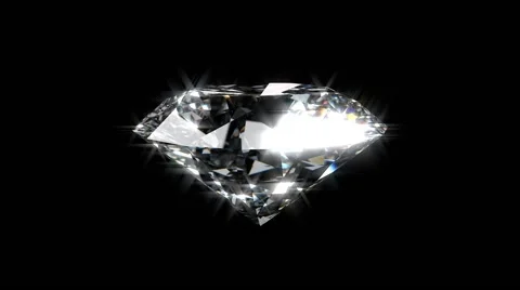 Shiny diamond turning Stock Footage 45599595