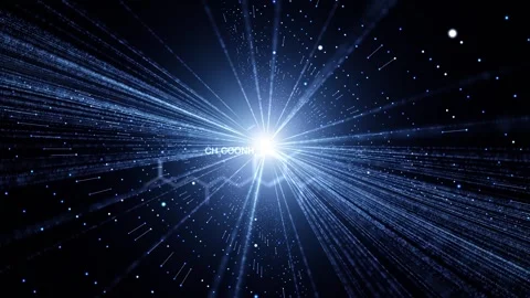Shiny digital network with chemical molecules and hexagon bonds animation Stock Footage 341433156