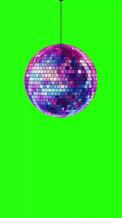 Shiny Disco Mirror Ball Seamless Looped Animating And Glowing Stock Footage 324690138