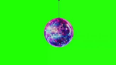 Shiny Disco Mirror Ball Seamless Looped Animating And Glowing Stock Footage 324690144