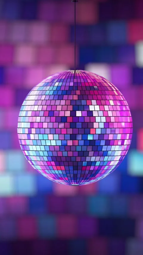 Shiny Disco Mirror Ball Seamless Looped Animating And Glowing Stock Footage 324690183