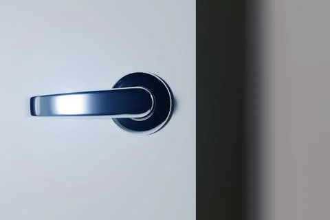 Shiny door handle Stock Illustration