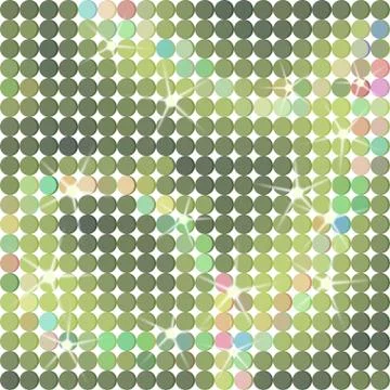 Shiny dots background in green Stock Illustration