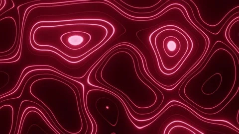 Shiny dynamic waves. 3D Animation. Stock Footage 152111946