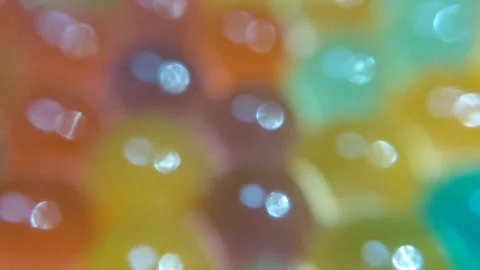 Shiny effect gradient background by blend of colorful baby crystal Stock Footage 320496594