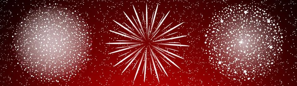 Shiny firework background Stock Illustration