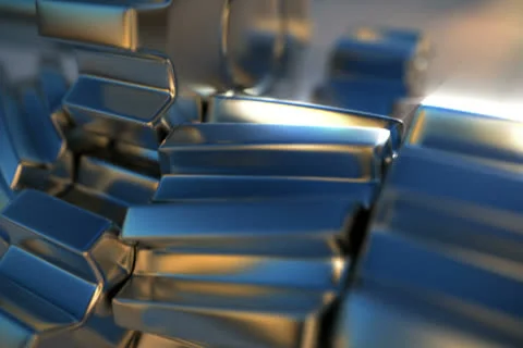 Shiny Gears Stock Footage 25038648