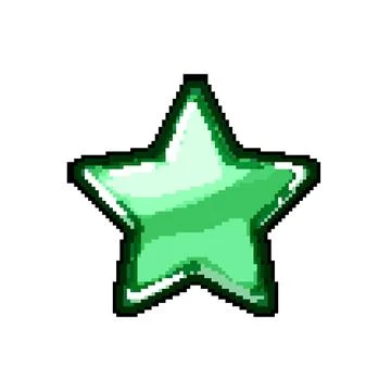Shiny glass button pixel art vector illustration イラスト素材