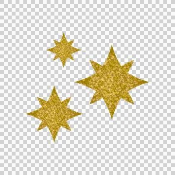 Shiny glitter star shape graphic element vector Stock Illustration