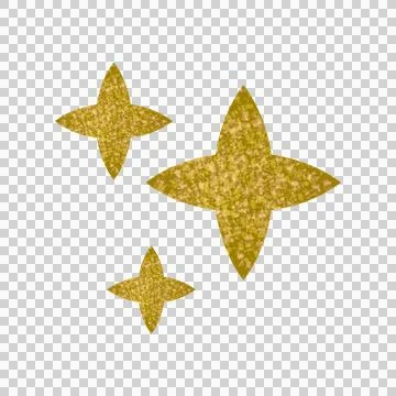 Shiny glitter star shape graphic element decoration 스톡 일러스트