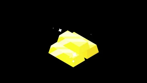 Shiny Gold Bars Piled on a Dark Surface with Sparkling Reflections Stock Footage 324699822