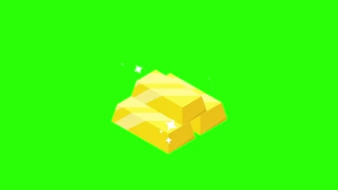 Shiny Gold Bars Piled on a Dark Surface with Sparkling Reflections Stock Footage 324699874