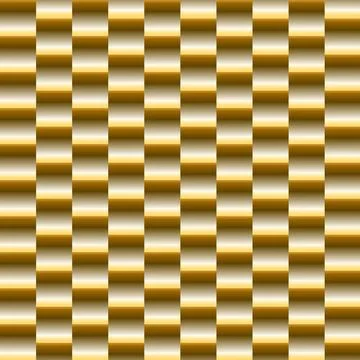 Shiny gold geometric seamless pattern mosaic background. Metallic texture s.. Stock Illustration