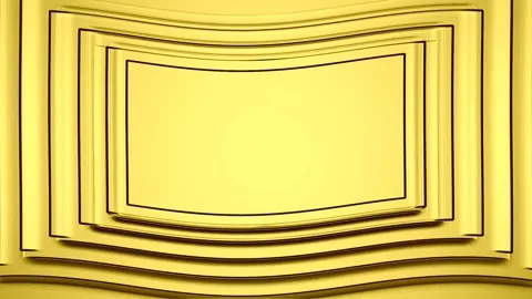 Shiny gold rectangular frame, for your photo and text or video content Stock Footage 135255810