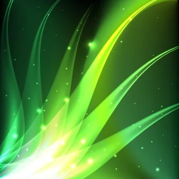 Shiny green abstract background Stock-Illustration