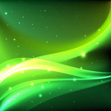 Shiny green background Stock Illustration