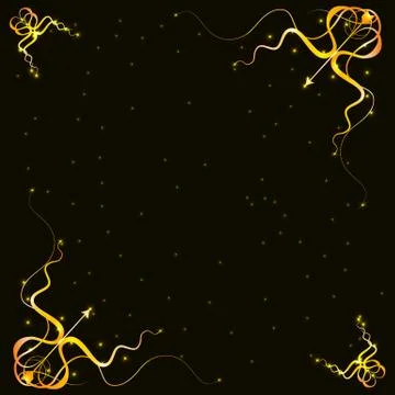 Shiny heart frame Stock Illustration