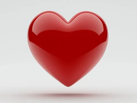 Shiny heart Stock Illustration