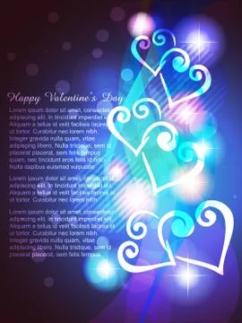 Shiny heart Stock Illustration