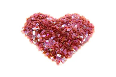 Shiny heart Stock Photos
