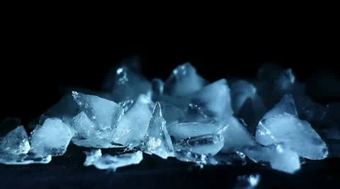 Shiny ice crystals Stock Footage 10757007