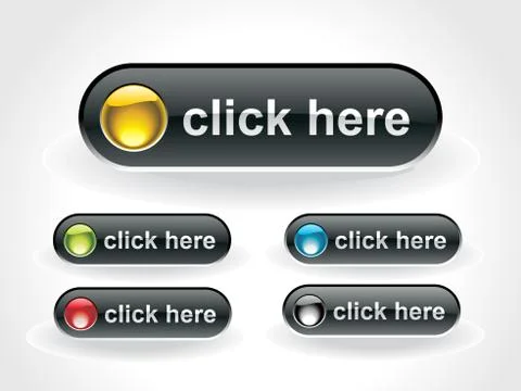 Shiny Icons Stock Illustration