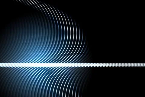 Shiny lines on black background 스톡 일러스트
