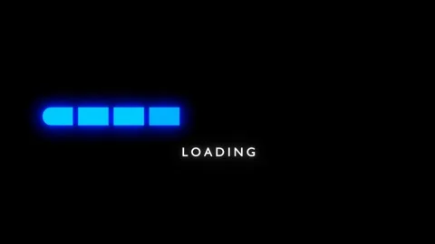 Shiny loading bar animation Stock Footage 138599629