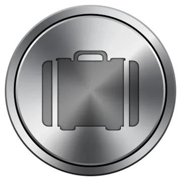 Shiny metallic icon Stock Illustration