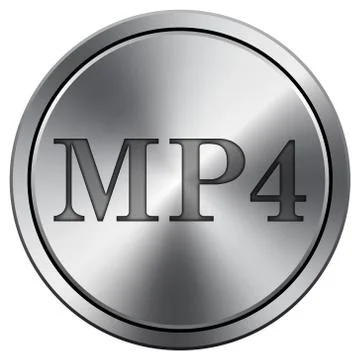 Shiny metallic icon Stock Illustration