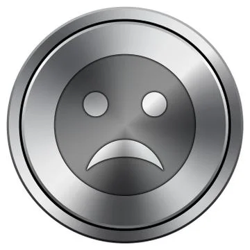 Shiny metallic icon Stock Illustration
