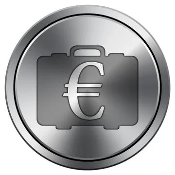 Shiny metallic icon 스톡 일러스트