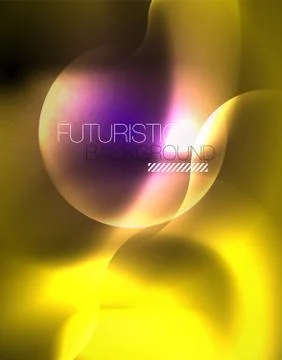 Shiny metallic neon waves vector design Illustrazione stock