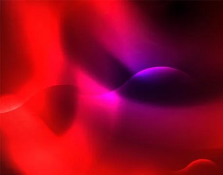 Shiny metallic neon waves vector design Illustrazione stock