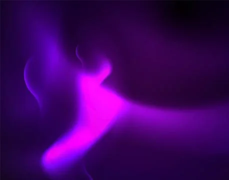 Shiny metallic neon waves vector design Illustrazione stock