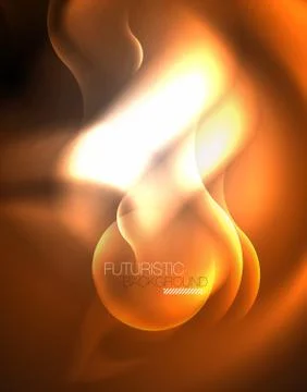 Shiny metallic neon waves vector design Illustrazione stock