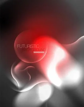 Shiny metallic neon waves vector design Illustrazione stock