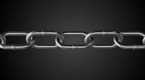 Shiny metallic silver chain network concept Stock Illustration