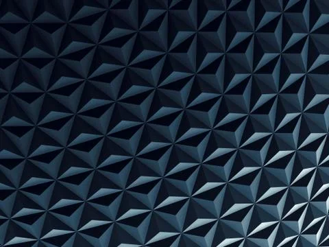 Shiny mosaic triangular pattern, 3d Illustrazione stock