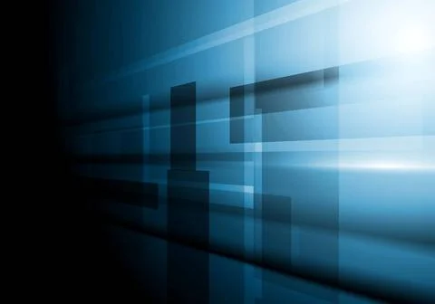 Shiny motion tech vector background Shiny motion tech blue vector backgrou... Stockfoto's