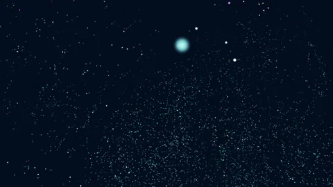 Shiny multicolored particles Stock Footage 144091955