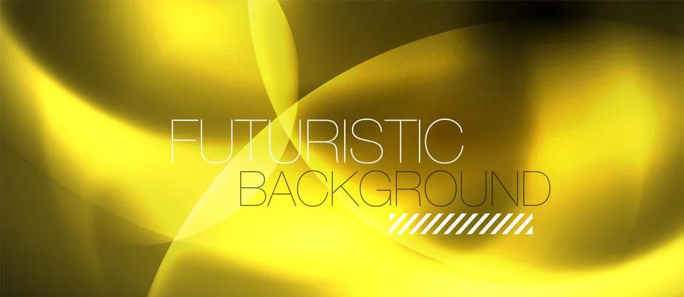 Shiny neon circles abstract background Stock Illustration